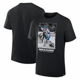 NHL Black Macklin Celebrini San Jose Sharks NHL Moments Legacy T-Shirt