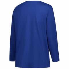 Women's Plus Size Primary Logo Long Sleeve Scoop Neck T-Shirt - Denver Broncos