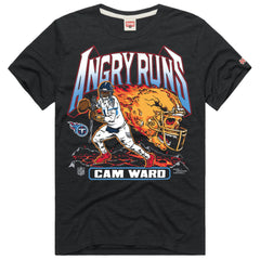 Cameron Ward Homage Unisex Angry Runs Player Graphic Tri-Blend T-Shirt - Tennessee Titans