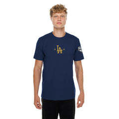MLB Los Angeles Dodgers New Era 2026 Gold Collection Logo & Patch T-Shirt