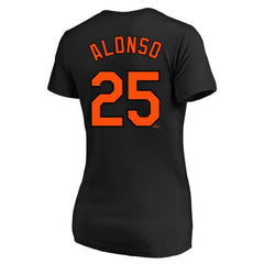 MLB Pete Alonso Baltimore Orioles Profile Women's Plus Size Name & Number V-Neck T-Shirt