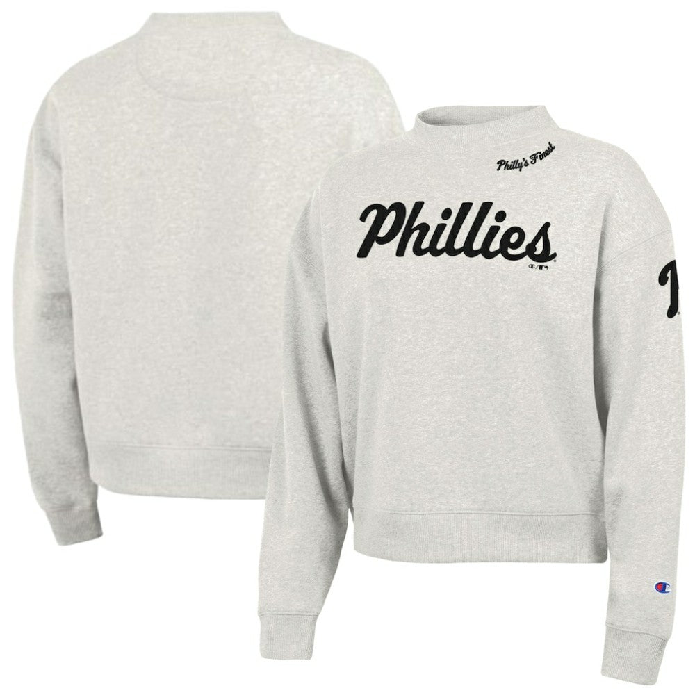 MLB Philadelphia Phillies Champion Women's Triumph Tri-Blend Sweatshirt