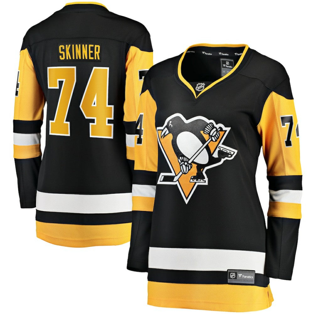 NHL Black Stuart Skinner Pittsburgh Penguins Indiana Women's Home Breakaway Jersey