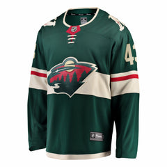 NHL Green Quinn Hughes Minnesota Wild Fanatics Home Breakaway Jersey