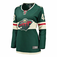 NHL Green Quinn Hughes Minnesota Wild Fanatics Women's Home Breakaway Jersey