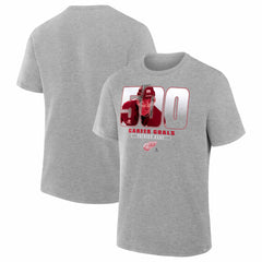 NHL Gray Patrick Kane Detroit Red Wings 500 Career Goals Milestone T-Shirt