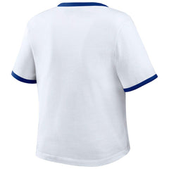 MLB Texas Rangers WEAR by Erin Andrews Women's Ringer Baby T-Shirt