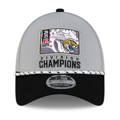 2025 AFC South Division Champions Locker Room Trophy Collection 9FORTY Adjustable Hat - Jacksonville Jaguars