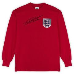 Sir Geoff Hurst England National Team Autographed 1966 Score Draw Jersey - Icons