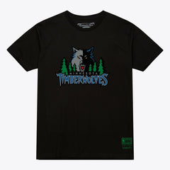 NBA Minnesota Timberwolves Unisex Hardwood Classics Arch T-Shirt