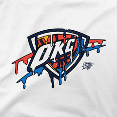 NBA Oklahoma City Thunder Stadium Essentials Women's Ice Cream Cropped Hoodie