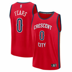 NBA Jeremiah Fears New Orleans Pelicans Fast Break Replica Player Jersey