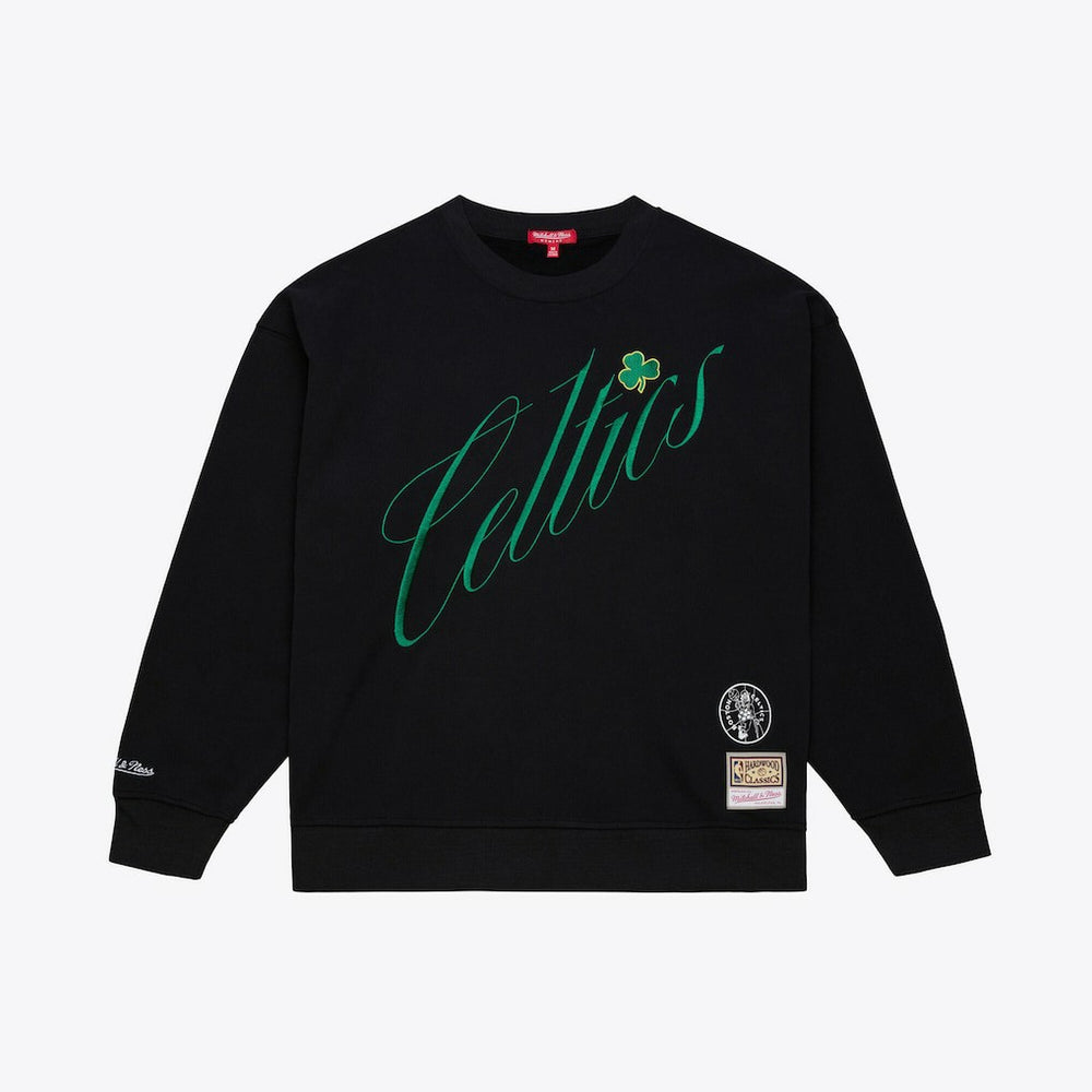 NBA Boston Celtics Women's Hardwood Classics Script Lightweight Sweatshirt