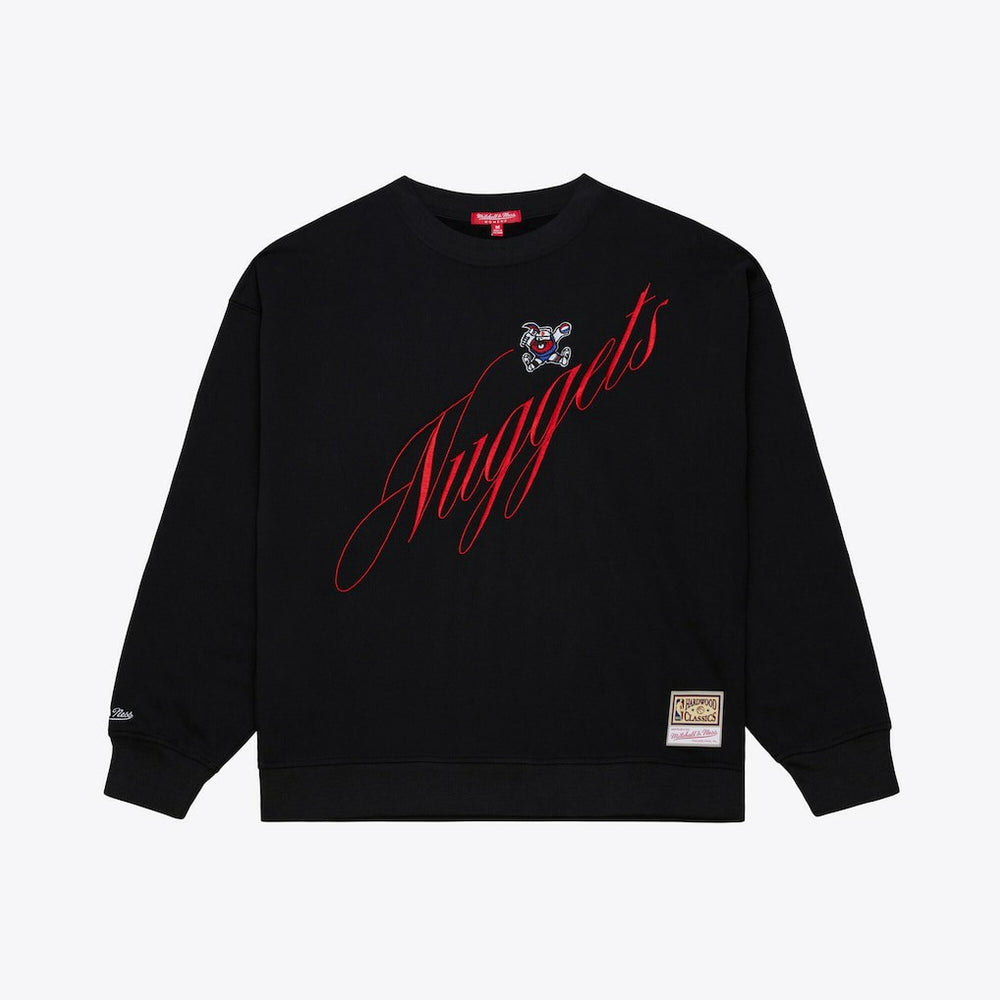 NBA Denver Nuggets Women's Hardwood Classics Script Lightweight Sweatshirt sale