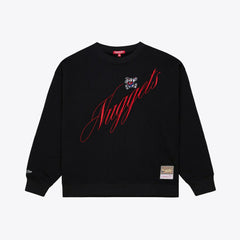 NBA Denver Nuggets Women's Hardwood Classics Script Lightweight Sweatshirt sale