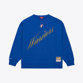 NBA Golden State Warriors Women's Hardwood Classics Script Lightweight Sweatshirt sale