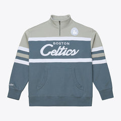 NBA Boston Celtics Thunderstorm Head Coach Quarter-Zip Jacket