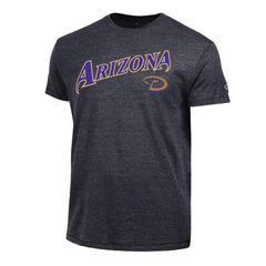 MLB Arizona Diamondbacks Champion Cooperstown Wordmark Lockup Tri-Blend T-Shirt