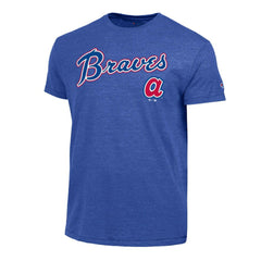 MLB Atlanta Braves Champion Cooperstown Wordmark Lockup Tri-Blend T-Shirt