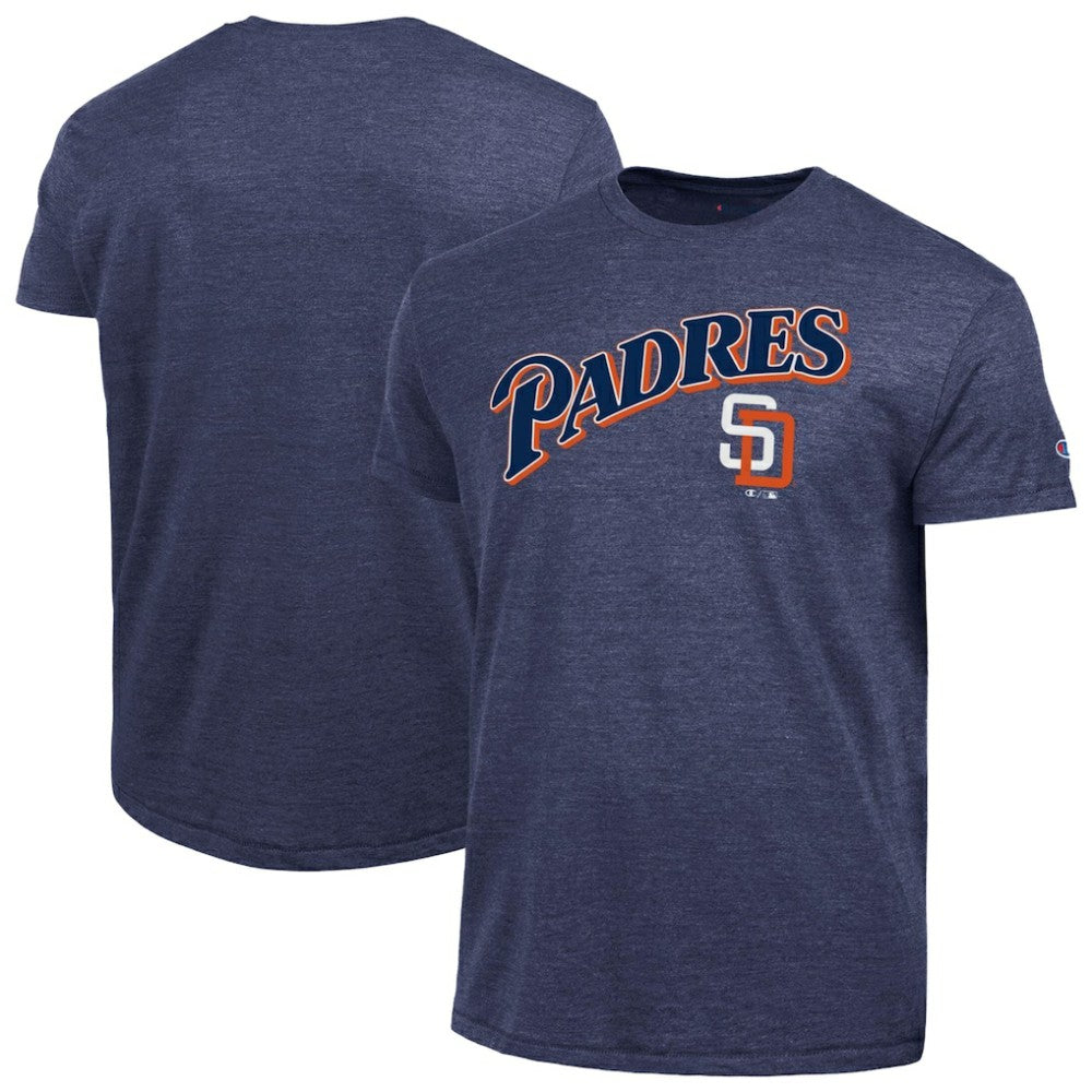 MLB San Diego Padres Champion Cooperstown Wordmark Lockup Tri-Blend T-Shirt