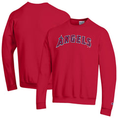 MLB Los Angeles Angels Champion Powerblend Wordmark Sweatshirt