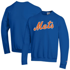 MLB New York Mets Champion Powerblend Wordmark Sweatshirt
