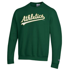 MLB Athletics Champion Powerblend Wordmark Sweatshirt