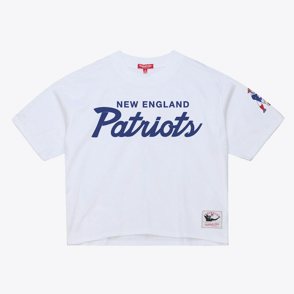 Women's Head Coach Cropped T-Shirt - New England Patriots