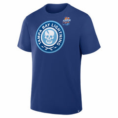 NHL Blue Tampa Bay Lightning 2026 NHL Stadium Series Secondary Logo T-Shirt