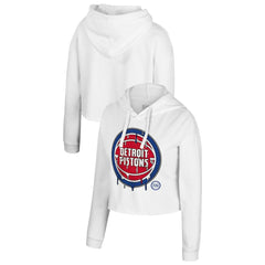 NBA Detroit Pistons Stadium Essentials Women's Ice Cream Cropped Hoodie sale