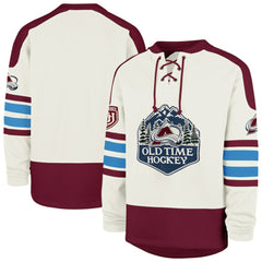 NHL Cream Colorado Avalanche '47 Pond Hockey Trio Eternal Lacer Sweatshirt