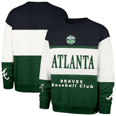 MLB Atlanta Braves '47 Tee Up Maximalist Fleece Sweatshirt