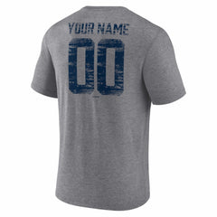 MLB Atlanta Braves Heritage Personalized Any Name & Number Tri-Blend T-Shirt