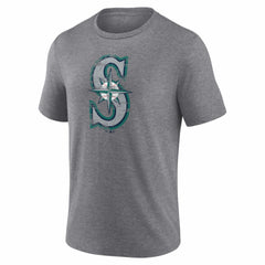 MLB Seattle Mariners Heritage Personalized Any Name & Number Tri-Blend T-Shirt