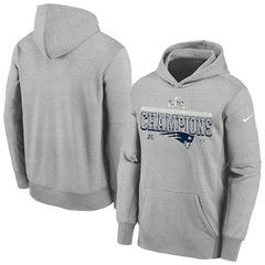 Youth 2025 AFC Champions Locker Room Trophy Collection Authentic Hoodie - New England Patriots
