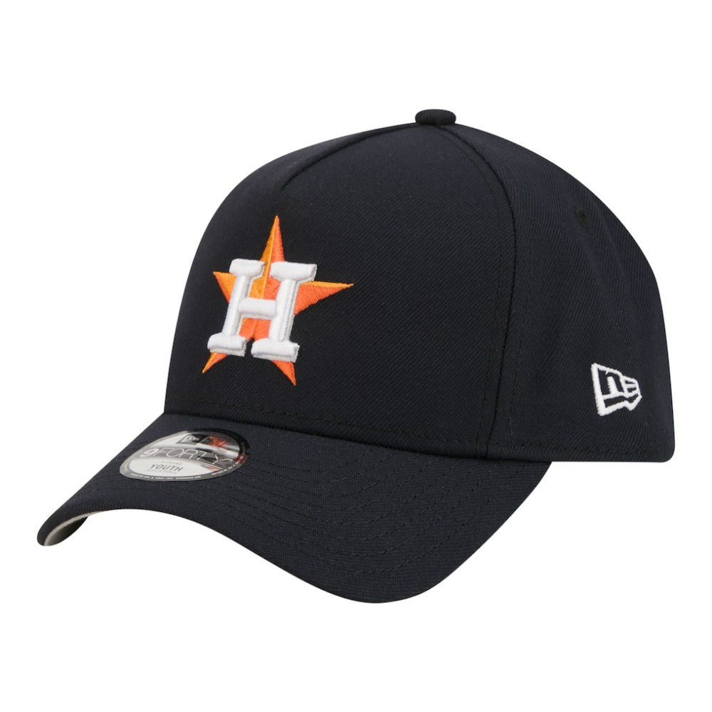 MLB Houston Astros New Era Youth 9FORTY A-Frame Adjustable Hat