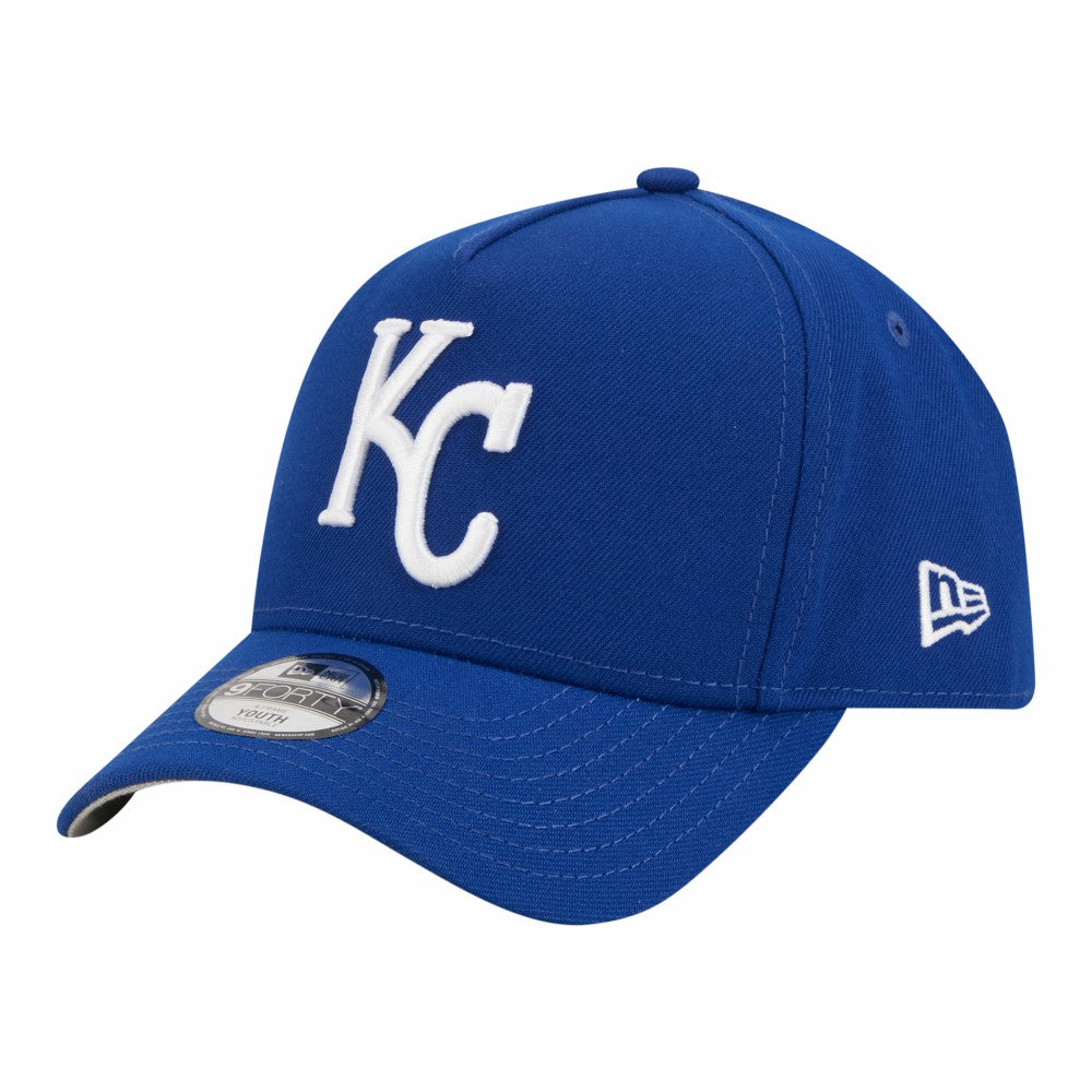 MLB Kansas City Royals New Era Youth 9FORTY A-Frame Adjustable Hat