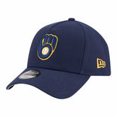 MLB Milwaukee Brewers New Era Youth 9FORTY A-Frame Adjustable Hat