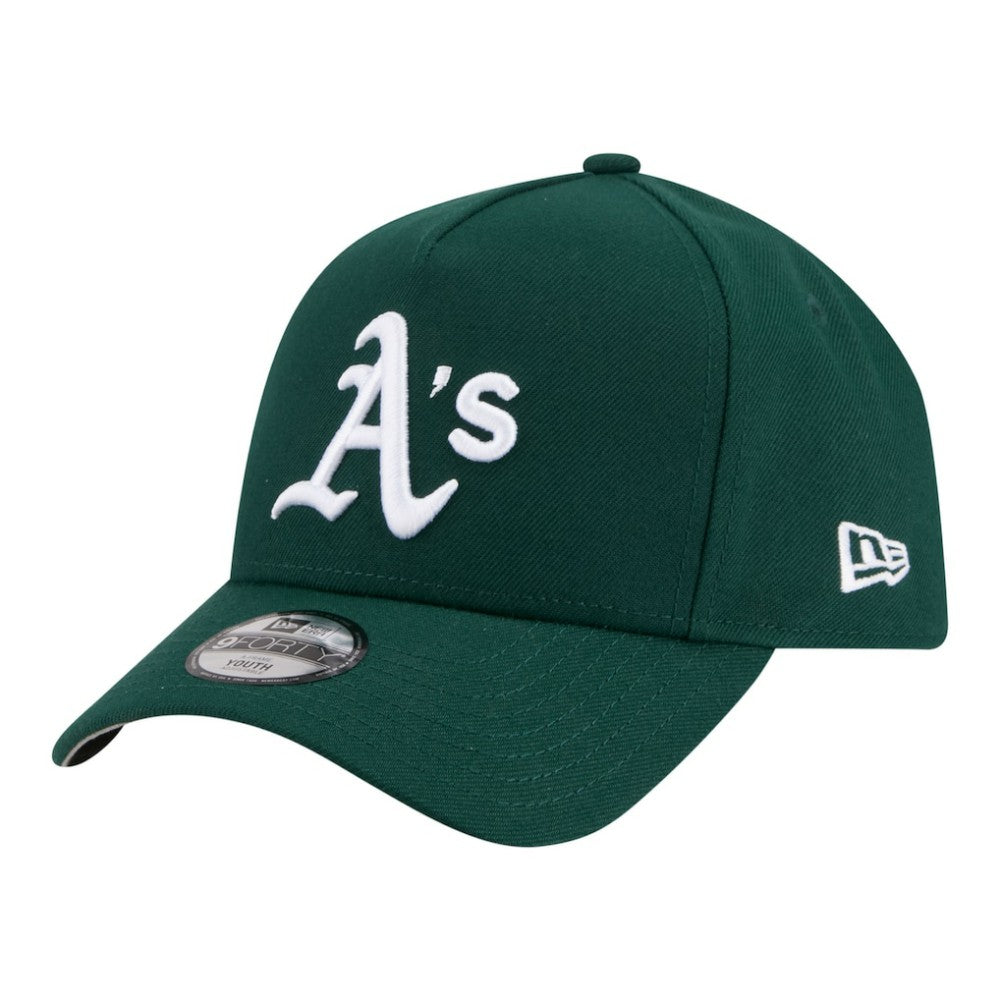 MLB Athletics New Era Youth 9FORTY A-Frame Adjustable Hat