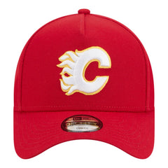 NHL Red Calgary Flames New Era Youth 9FORTY A-Frame Adjustable Hat
