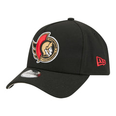 NHL Black Ottawa Senators New Era Youth 9FORTY A-Frame Adjustable Hat