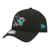 NHL Black San Jose Sharks New Era Youth 9FORTY A-Frame Adjustable Hat