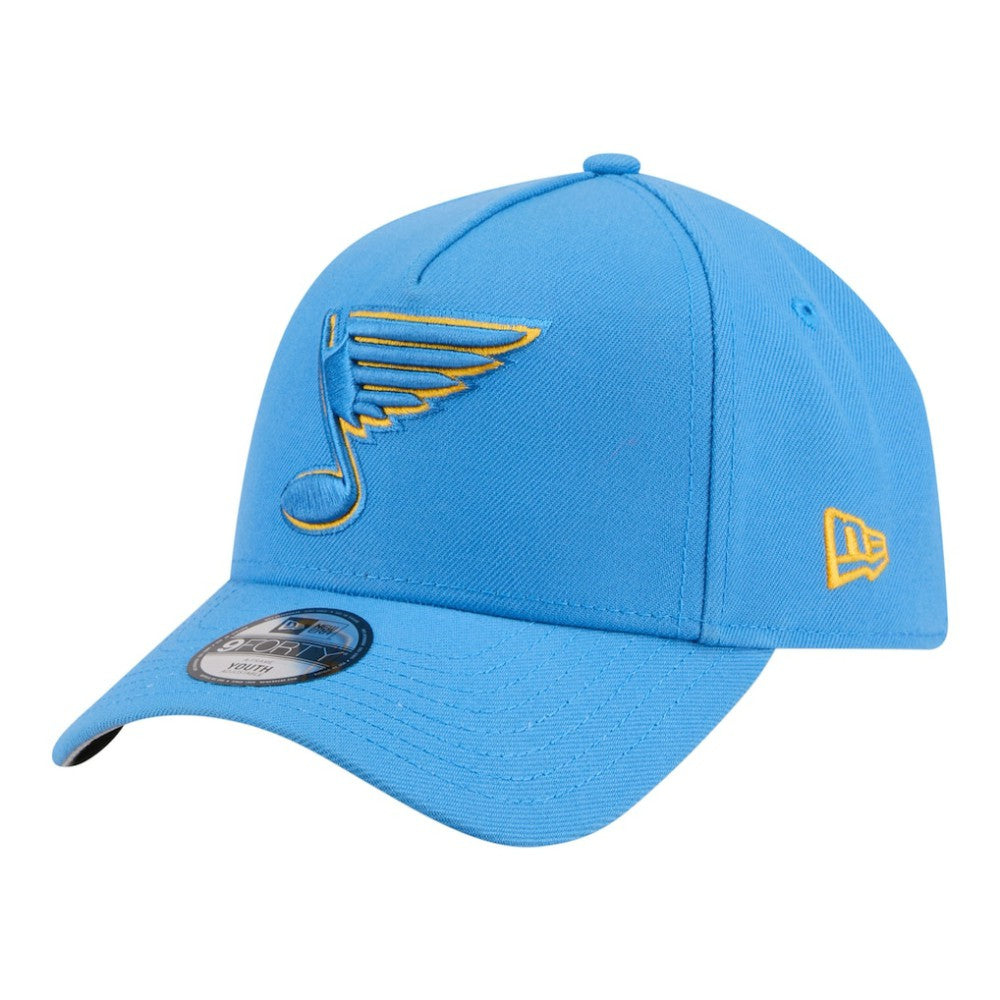 NHL Blue St. Louis Blues New Era Youth 9FORTY A-Frame Adjustable Hat