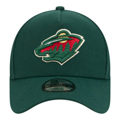NHL Green Minnesota Wild New Era Youth 9FORTY A-Frame Adjustable Hat