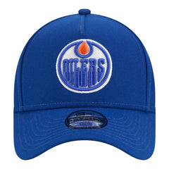 NHL Royal Edmonton Oilers New Era Youth 9FORTY A-Frame Adjustable Hat
