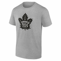 NHL Gray Toronto Maple Leafs Big & Tall Personalized Name & Number Monochrome T-Shirt