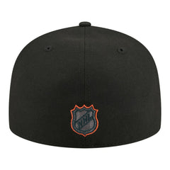NHL Black Anaheim Ducks New Era Color Pop 59FIFTY Fitted Hat