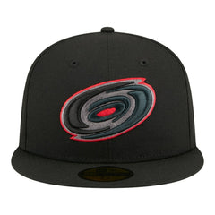 NHL Black Carolina Hurricanes New Era Color Pop 59FIFTY Fitted Hat