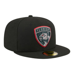 NHL Black Florida Panthers New Era Color Pop 59FIFTY Fitted Hat