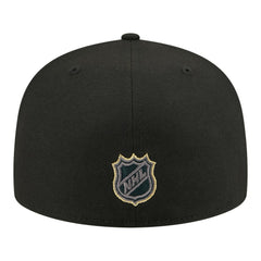 NHL Black Vegas Golden Knights New Era Color Pop 59FIFTY Fitted Hat